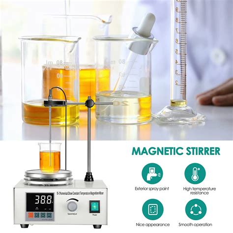 KKTECT Magnetic Stirrer 200W 1000ML with Digital Temperature Display ...