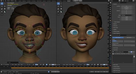 Face rig WIP by Mikiel2171 on DeviantArt