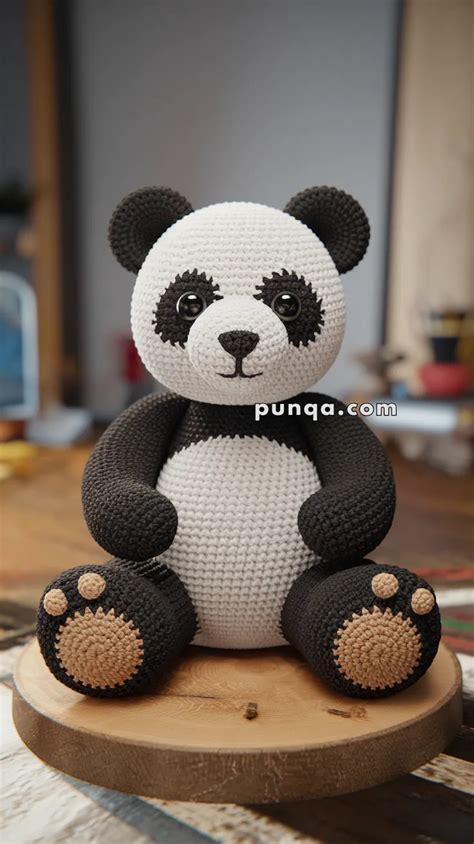 Image result for Crochet Panda Bear Tutorial