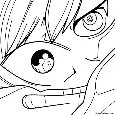 Sasuke With Sharingan Coloring Page | Coloring-Pages.com