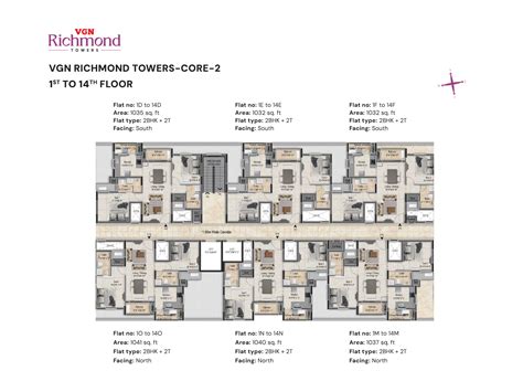 Ultra 2 & 3 BHK Luxury Homes at Guindy - Richmond Towers | VGN