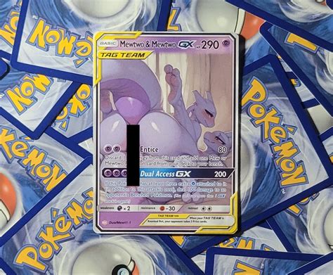 Mewtwo X Mewtwo Female Tag Team Custom NSFW Adult Full Art - Etsy