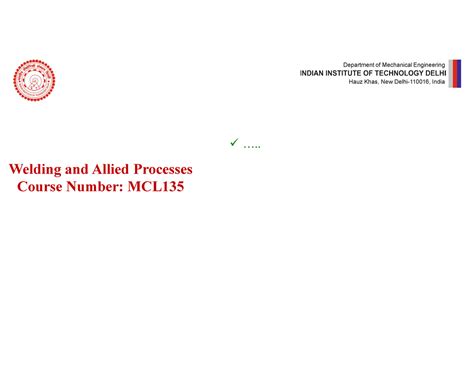 MCL-135-Welding and Allied Processes Class 22-24 - Department of ...