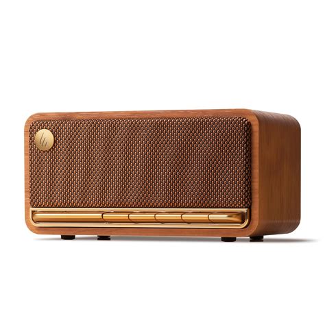 Edifier MP230 Tabletop Bluetooth Speaker, Retro Wooden Design, Dual 10W ...