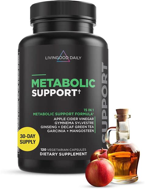 Amazon.com: Livingood Daily Metabolism Booster for Women & Men, Metabolic Support (120 ...
