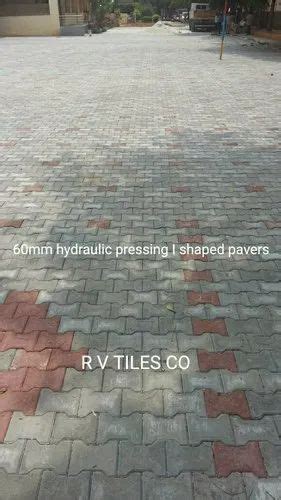 Rubber Mould Paver Blocks - 60mm Hydraulic Pressing Paver Block from ...
