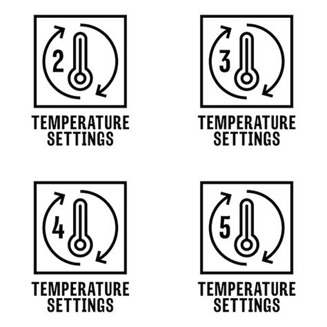 Ajustes del arco según la temperatura