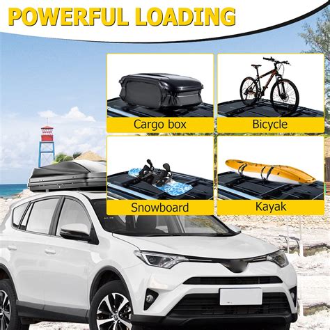 Buy AUXMART Roof Rack Cross Bars Fit for 2019 2020 2021 Toyota RAV4 ...