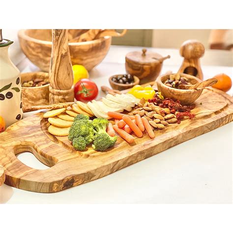 Large Olive Wood Charcuterie Board – Boho Hazel & Co.
