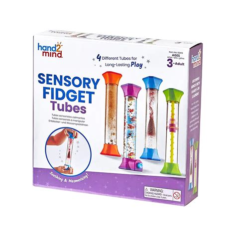 hand2mind Sensory Fidget Tubes, 4/Set (92419) | Quill.com