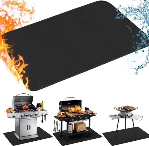 Under Grill Mat,48x30 inch thick BBQ Floor Mats,suitable for deck ...