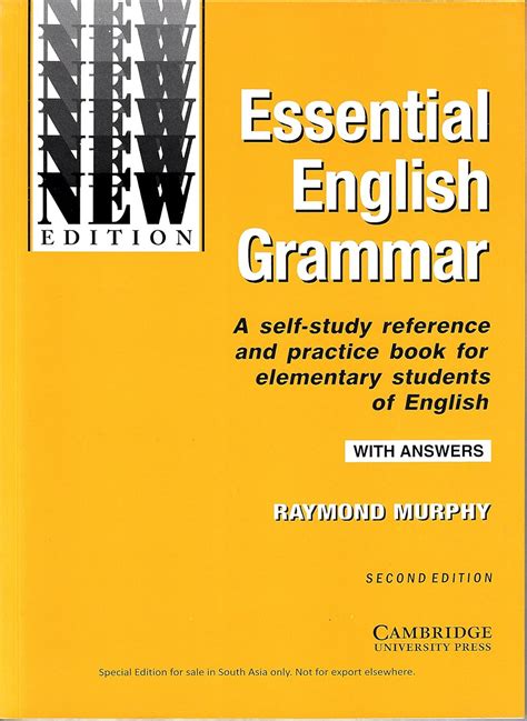 Essential English Grammar: Murphy: 9788175960299: Amazon.com: Books