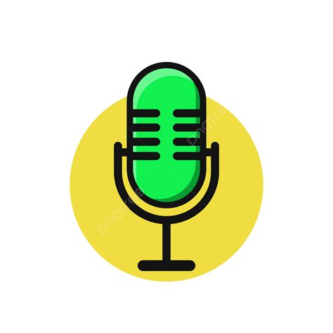 Microphone Icon Illustration Cartoon Design Vector, Microphone Icon ...