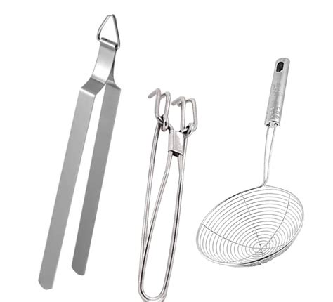 Buy JASCO Combo of Roti chimta,Pakad and deep Frying Spoon for Puri ...