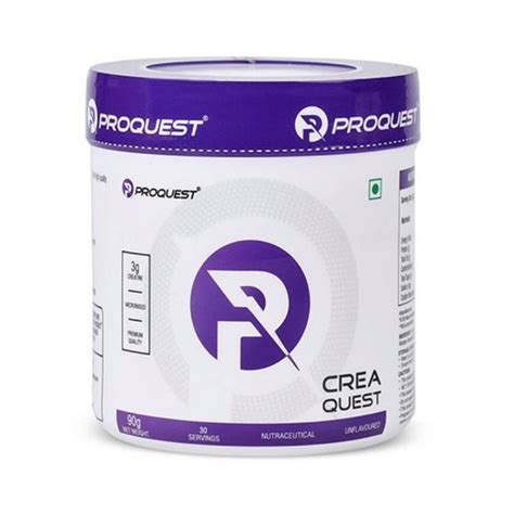 PROQUEST Creatine Micronized Monohydrate 90G | 30 Servings | Unflavour ...
