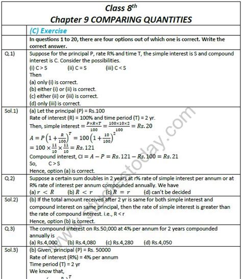 Image result for Comparing Quantities Class 8