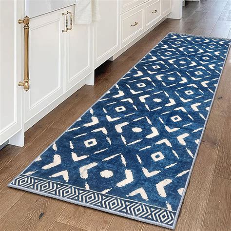 KILOCOCO Kitchen Runner Rugs Washable Runner Rug Hallway Runner Rug Non ...