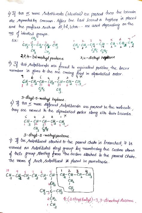 Chemistry 101: Substituents and Their Positioning in Molecules - Studocu