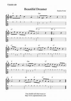 ukulele sheet music quot beautiful dreamer quot ukulele sheet free printable ukulele sheet ukulele sheet music quot beautiful dreamer quot ukulele sheet free printable ukulele sheet