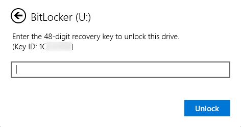 Image result for BitLocker Key ID