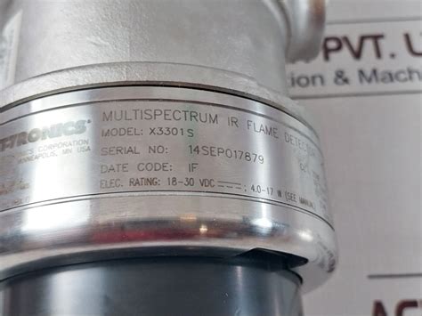 Det-tronics X3301S Multispectrum Ir Flame Detector X3301S4M13W2 ...