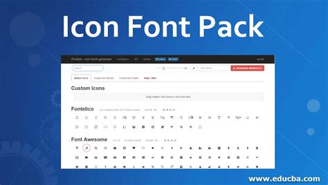 Image result for Create Font Icons