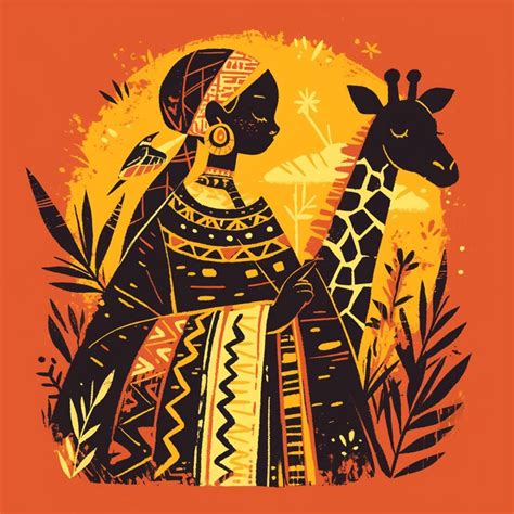 Unique motifs from mbeya tanzania | Premium AI-generated vector
