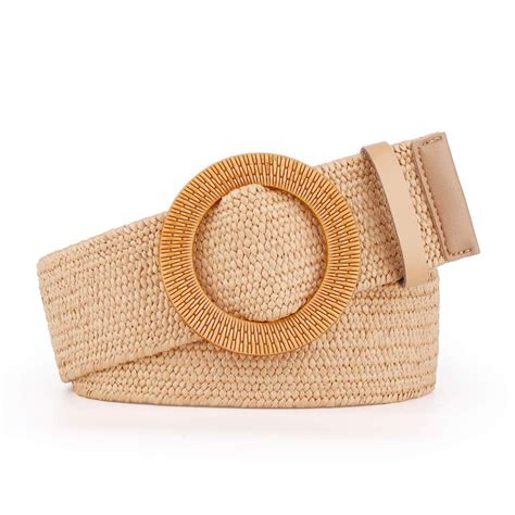 Buy LUKSOFT Woven Elastic Stretch Belts Women，Wide Braided Waist Belts ...