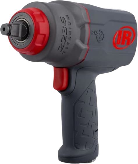 Ingersoll Rand 2236QTIMAX DXS2 1/2" Air Impact Wrench, Quiet, 1500 ft-lb Torque, Titanium ...