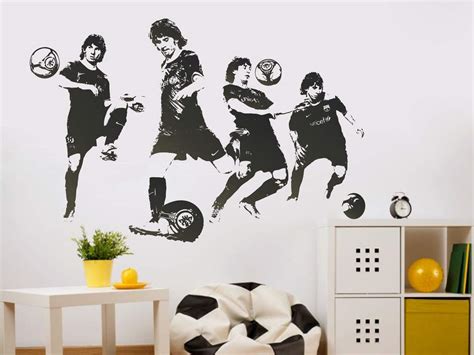 DivineDesigns™ Lionel Messi Playing Wall Sticker | Sticker for Living ...