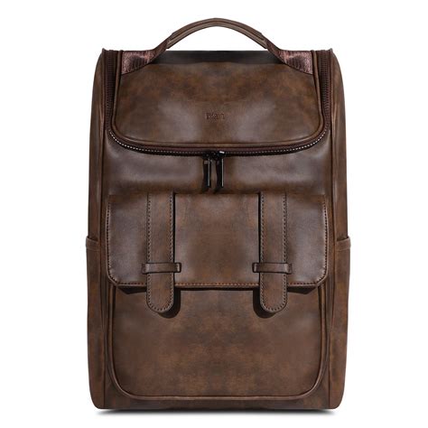 French Accent Men's The On-The-Go Backpack - Pecan Brown