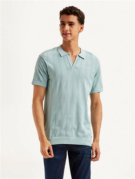 Men's Striped Slim Fit Polo T-shirt – Levis India Store