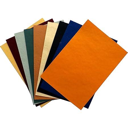 FUN + LEARN Handmade Colored Sheets A4 Size Thick Mixed Colors (Pack of ...