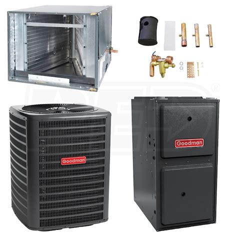 Goodman - 5.0 Ton Cooling - 120k BTU/Hr Heating - Air Conditioner ...