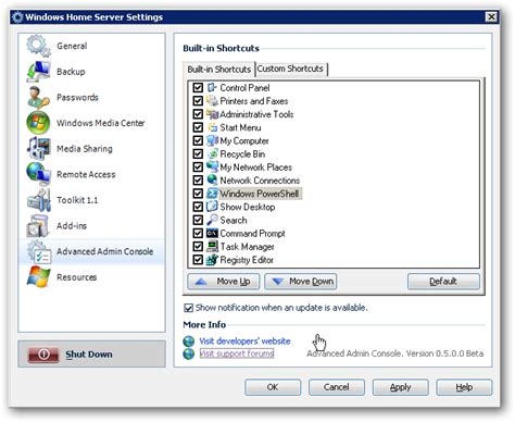 Advanced Admin Console Walkthrough