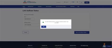 Link Aadhaar User Manual | Income Tax Department