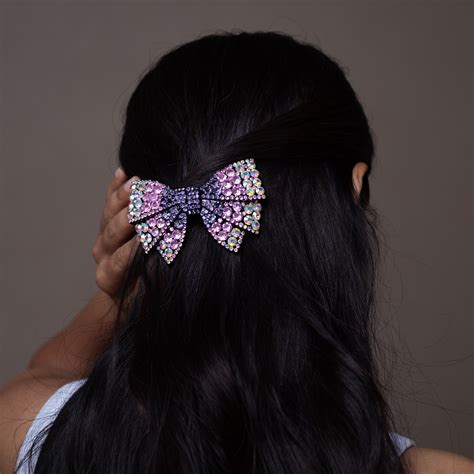 Twinkle Minis Shades of Purple - Bejeweled Bow – Cats&Bows