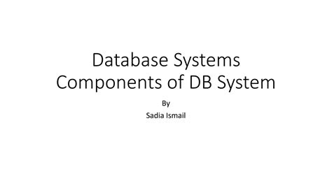 Components of Database 的图像结果