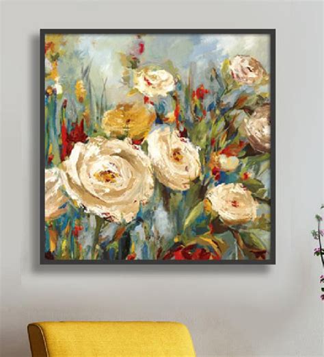 Buy Calico Phoenix Multicolor Canvas Framed Floral Art Print at 24% OFF ...