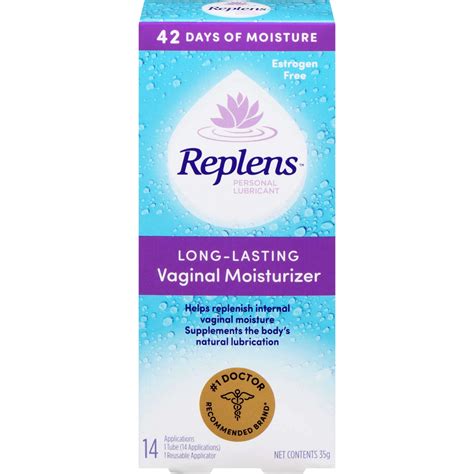 Long-Lasting Vaginal Moisturizer Replens - Fragrance-Free, 3-Day ...