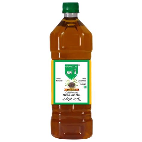 Sesame / Gingelly / Til Oil (Cold Pressed) – Gramiyum – Online Store ...