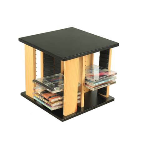 Dalizhai777 Dvd Rack Cd Rack Desktop Record Rack Rotating Cd ...