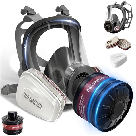 Yingorrs Gas Masks Survival Nuclear and Chemical with 40mm Activated ...