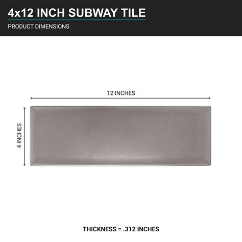 Subway Tiles Sizes
