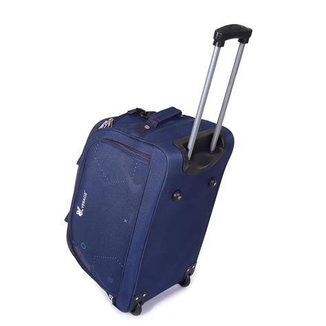 Buy Verage - Star Cabin Size 64 cms Navy-Blue Colour Wheel Duffel Bag ...