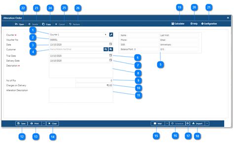 POS Alteration Order