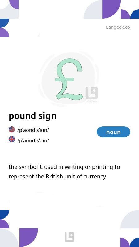 Image result for Pound Sign Meaning