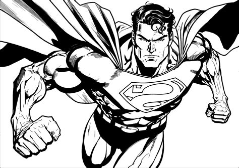 Superman Colouring Sheet Printable
