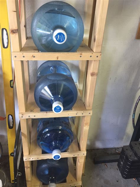 5 Gallon Water Jug Storage Shelf