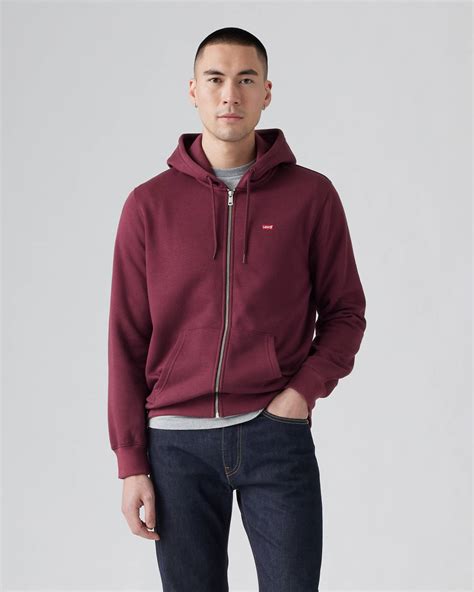 Classic Housemark Zip-up Hoodie Sweatshirt - Red | Levi's® US